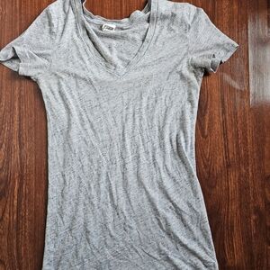 Victorias Secret PINK Gray V-Neck Women's Top, XS